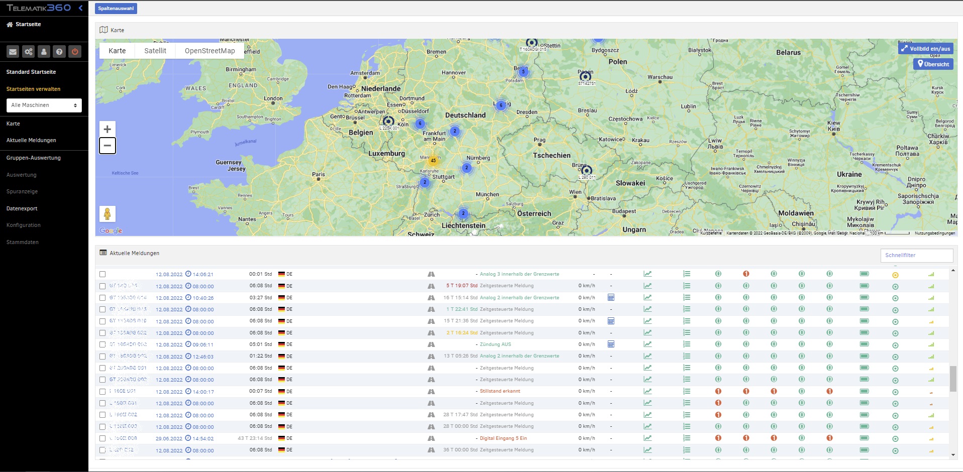 4 fields overview