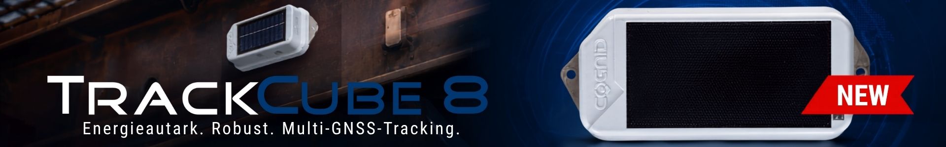 TrackCube 8: Energieautarke, robuste Multi-GNSS-Tracking-Lösung